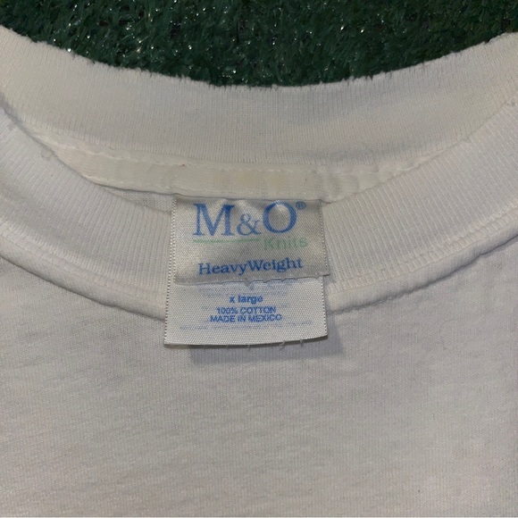 vintage Y2K US Route 66 DISTRESSED White Shirt XL M&O tag Tourist Vacation - Picture 7 of 7